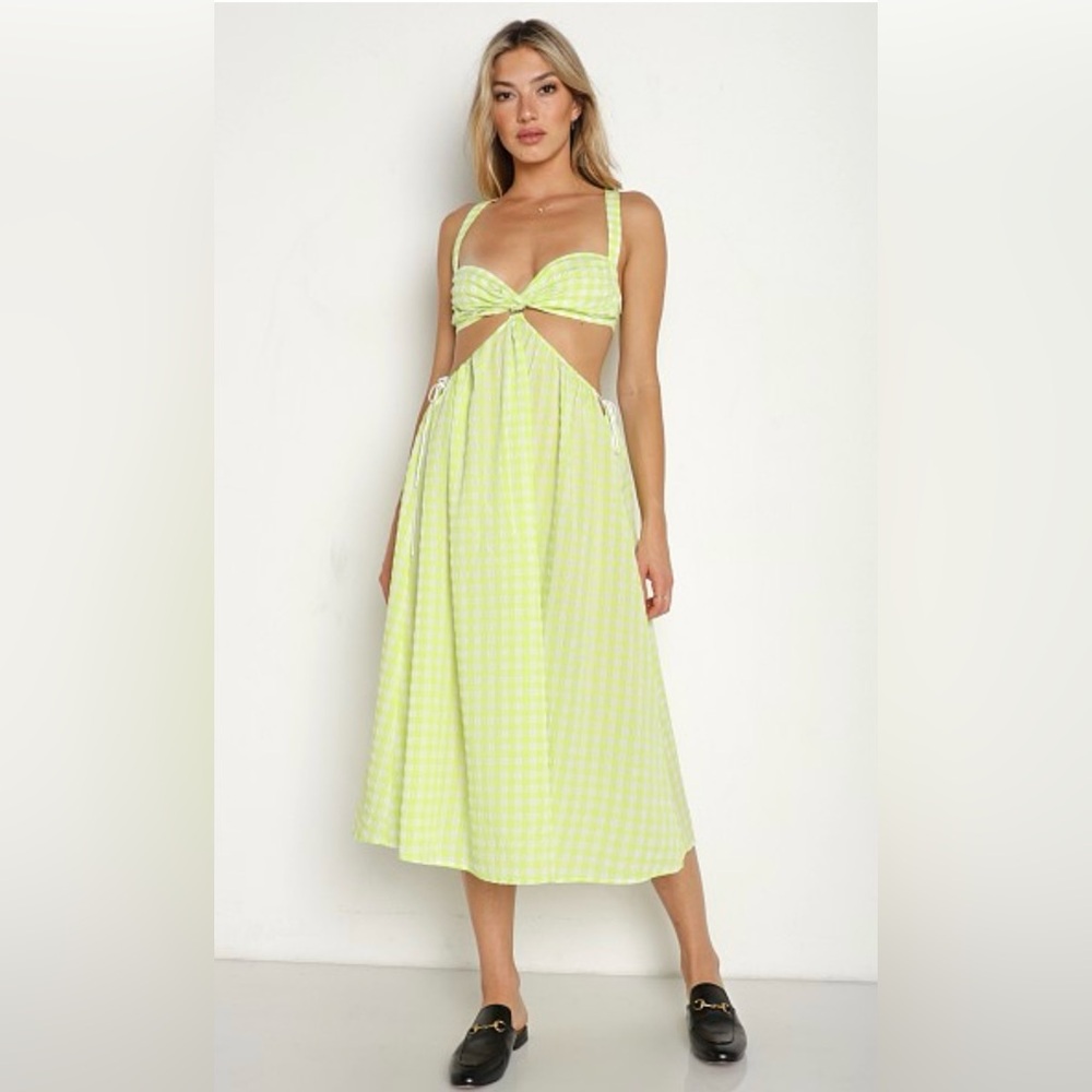 159.  For Love & Lemons Maureen Midi Dress